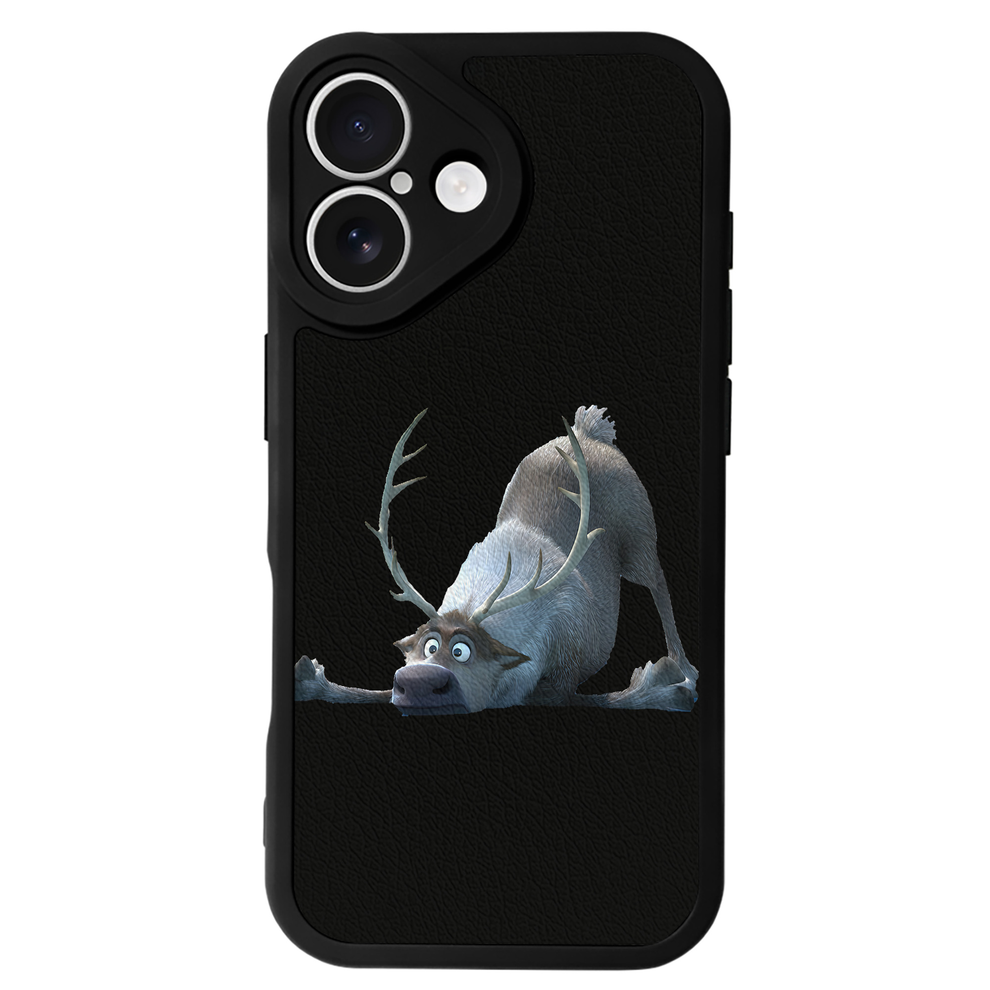 （画像用） アナと雪の女王 アンナ エルサ Frozen Anna Elsa 【iPhone 16シリーズ対応】シリコンスマホケース（レザー調） 材質：シリコン